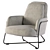 Modern Armchair with 3Ds Max 2014 3D model small image 3