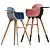 Versatile Ovo High Chair - Stylish and Practical 3D model small image 6