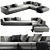 Harry Modular Sofa - Stylish and Versatile Home Furniture 3D model small image 1