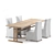 Elegant KLIMPFJÄLL / BERGMUND Dining Set 3D model small image 1