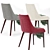 Chelsea Lane Baxter: Sleek and Chic Fabric Chair 3D model small image 4