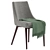 Chelsea Lane Baxter: Sleek and Chic Fabric Chair 3D model small image 6