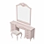 Romantic Vanity Set: Tosato Dressing Table 3D model small image 3
