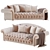 Morello Gianpaolo 2020 2553/W: Elegant Designer Sofa 3D model small image 3