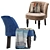 Sleek Modern Armchair 3D model small image 6