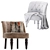 Sleek Modern Armchair 3D model small image 7