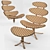 Modern Corona Chair SY: Stylish Armchair by Amir Sayyadi 3D model small image 10