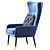 Elevate Comfort with Favarro 2 Armchair 3D model small image 3