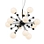 Elegant Black Pendant Light 3D model small image 1