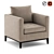 B&B Italia Lucrezia Soft: Modern Armchair with 3D Rendering Software-Ready Files 3D model small image 1