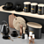 Modern Kitchen Accessories Set 3D model small image 2