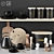 Modern Kitchen Accessories Set 3D model small image 5