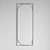 Sleek Wall Mirror | 1390x540mm 3D model small image 2