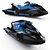 Powerful Hydrocycle Sea Doo GTR 3D model small image 1