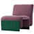 Modern Armchair: High-quality 3D Model 3D model small image 3