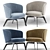 Sleek Bece Armchair: Contemporary Elegance by Lema 3D model small image 2