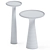 Elegant Metal Side Table: Pompano 3D model small image 3