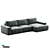 Milan Premium Corner Sofa 3D model small image 1