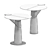 Elegant Eclipse Side Table: Italian Craftsmanship 3D model small image 4