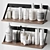 Sleek Bathroom Accessory Set 3D model small image 5