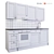 Modern Two-Tone IKEA Kitchen 3D model small image 6