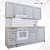 Modern Two-Tone IKEA Kitchen 3D model small image 8