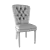 Vintage Carved Chair with Upholstered Seat 3D model small image 5