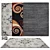 Luxury Textured Rug 2900x2200mm 3D model small image 1