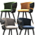 Sleek Kinter Armchair 3D model small image 2