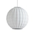 Silk Pendant Light: Japanese Style 3D model small image 2