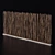 Bamboo Screen Decor N1: Thin, Long, and Natural 3D model small image 2