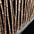 Bamboo Screen Decor N1: Thin, Long, and Natural 3D model small image 3