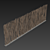 Bamboo Screen Decor N1: Thin, Long, and Natural 3D model small image 6