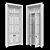 Elegant Double Door, 2900-3000x1050-1250mm 3D model small image 5