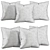Exquisite Comfort: Luxury Pillows 3D model small image 2