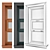 Premium PVC Windows Collection 3D model small image 3