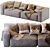 Mello Taos Brown Corner Sectional 3D model small image 5