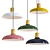 Elegant Macaron Pendant Light 3D model small image 1