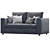 Finnala 2 Seat Sofa: Stylish & Functional 3D model small image 7