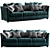 Modern Viktor Sofa: Stylish Comfort 3D model small image 1