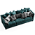 Modern Viktor Sofa: Stylish Comfort 3D model small image 3