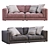 Flexform LUCIEN 2013 Sofa: Stylish & Versatile 3D model small image 2