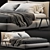 Sleek Poliform Dream Bed 3D model small image 5