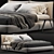 Sleek Poliform Dream Bed 3D model small image 4