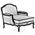 Vintage Style Armchair: Classic Elegance 3D model small image 4