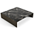 Luxury Marble Coffee Table Set 3D model small image 5