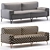  sleek modern sofa 3D model small image 3