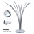 Sleek Chrome Table Lamp 3D model small image 1