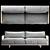 Carter Custom Sofa: Los Angeles-Made Comfort 3D model small image 2