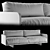 Carter Custom Sofa: Los Angeles-Made Comfort 3D model small image 3